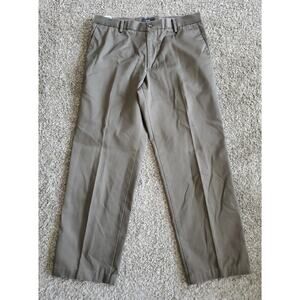 Dockers D2 Signature Men's Straight Fit Brown Khaki Pant Size 36x32 Actual 36x31